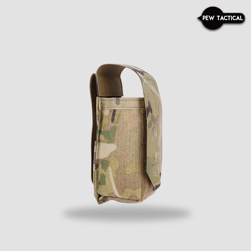 PEW TACTICAL MOLLE Bolsa para granada de humo Bolsa multiusos con tapa abatible Camo - imagen 3