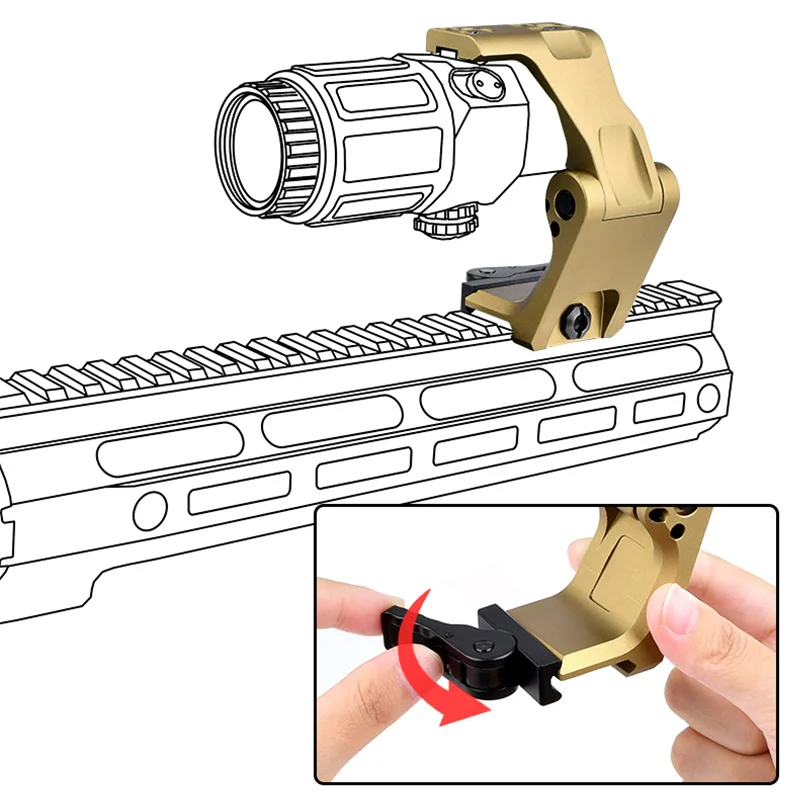 UNITY FAST OMNI FTC soporte para lupa Base óptica táctica G33 G43 G45 551 552 553 558 2,26 "2,91" soportes para mira de altura óptica - imagen 5