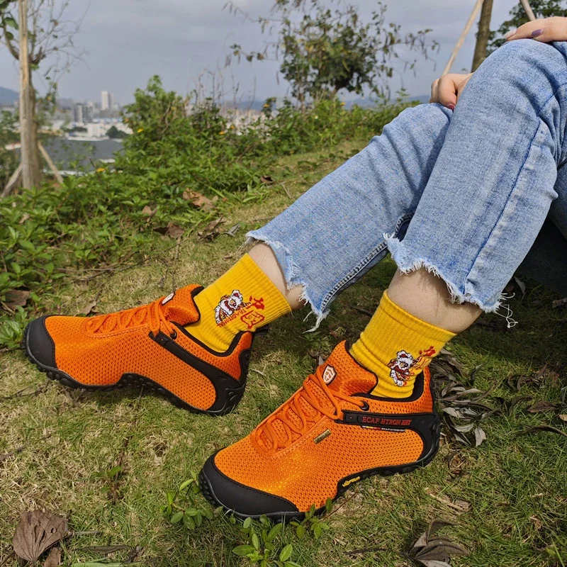 Zapatillas senderismo hombre transpirables antideslizantes malla - imagen 2