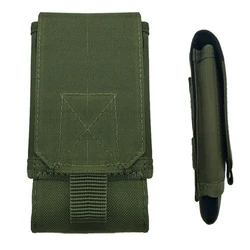 Funda táctica para teléfono nailon EDC camuflaje caza mochila
