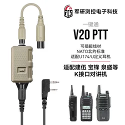 Intercomunicador K-Port con auriculares universales y PTT