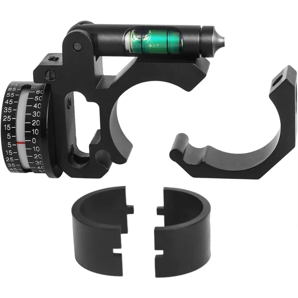 Kit de indicador cosino de ángulo de alta precisión y nivel de burbuja (ADI/ACI), compatible con tubo de 25,4mm/30mm, accesorios de anillo de montaje para alcance de caza - imagen 4