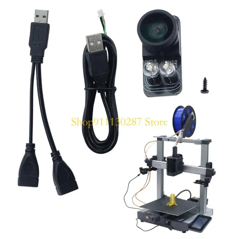 Cámara observación impresión 3D precisa J1HC para modelos K3C transmisión alimentación clara montaje fácil