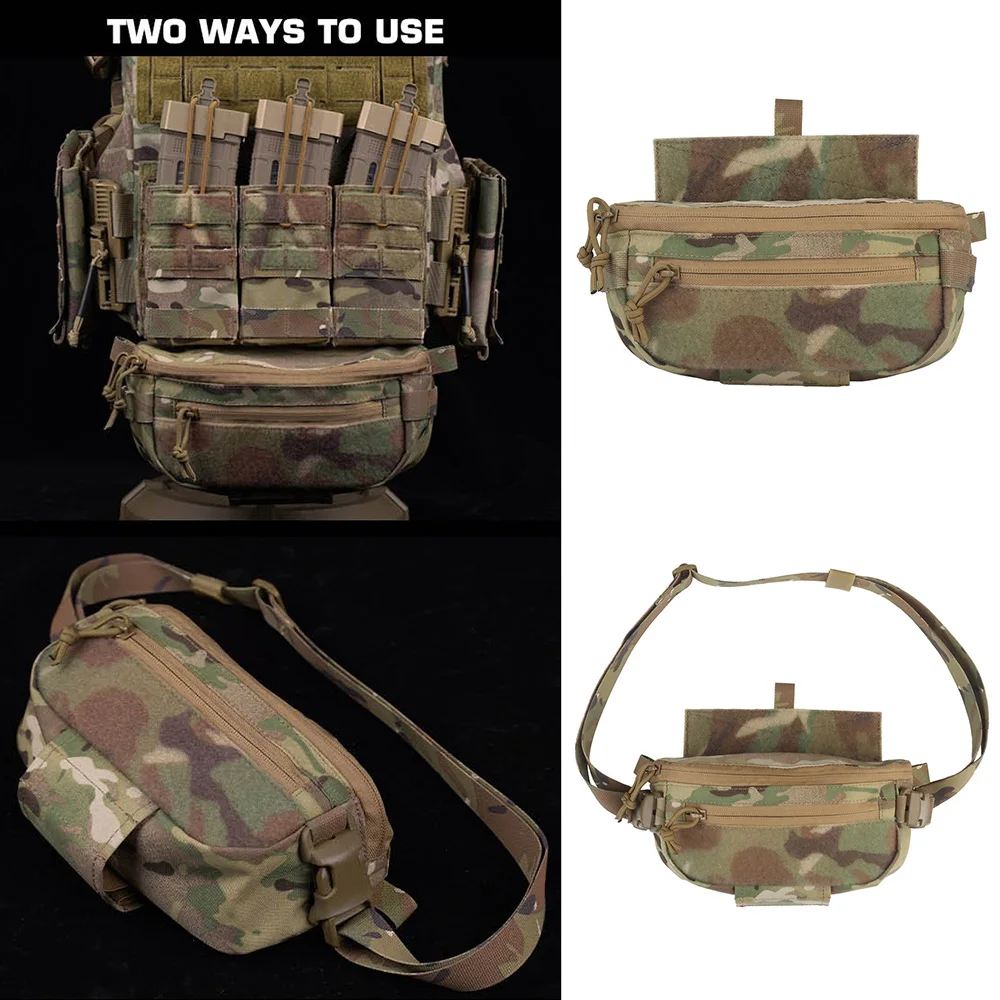 Nueva bolsa de caída multifuncional de doble propósito, combate de caza con soporte de torniquete, portador de placa, bolso de hombro, chaleco, bolsa de caída - imagen 5