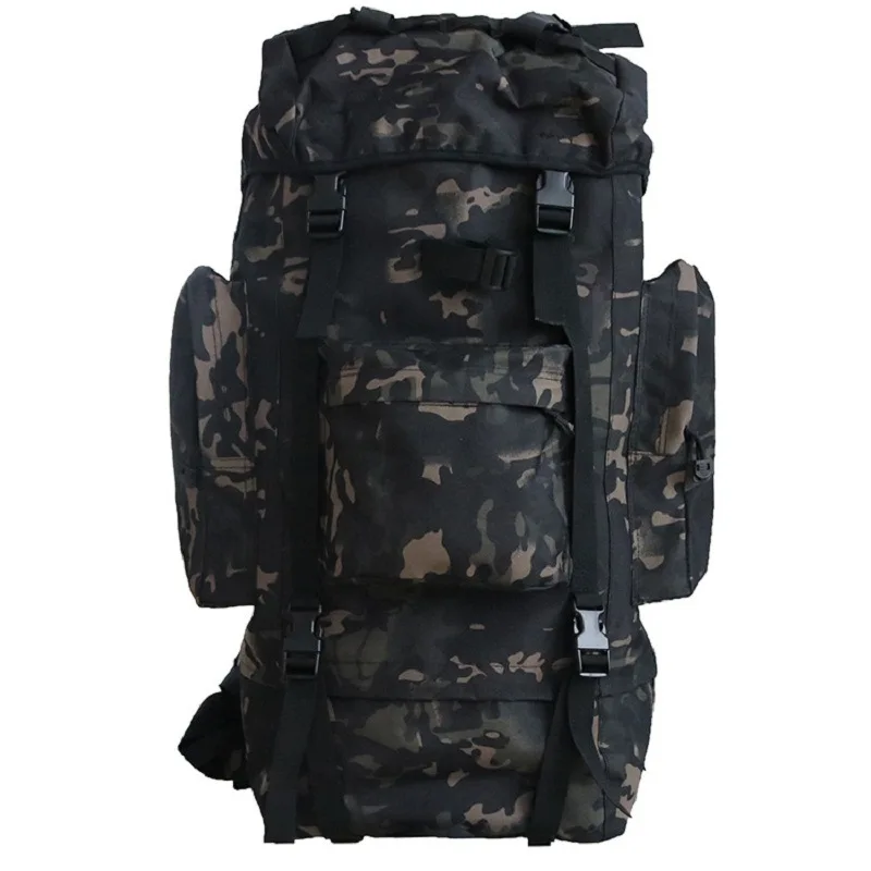 Mochila de alpinismo de gran capacidad, accesorio táctico del ejército, impermeable, camuflaje, versión mejorada, 70l - imagen 3