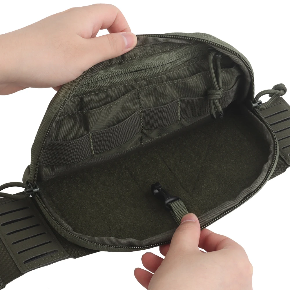 Bolsa táctica MOLLE Triple Mag para chaleco Airsoft porta placas - imagen 5