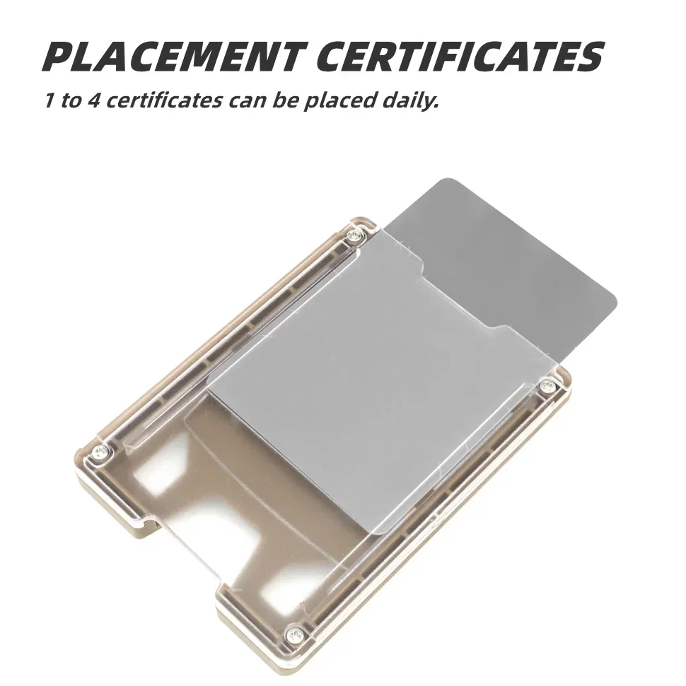 Soporte de identificación T4, soporte para insignia, cartera, tarjetero, cordón con ranura para 4 tarjetas con Clip de Metal para mochila, bolsillo para caza al aire libre - imagen 3
