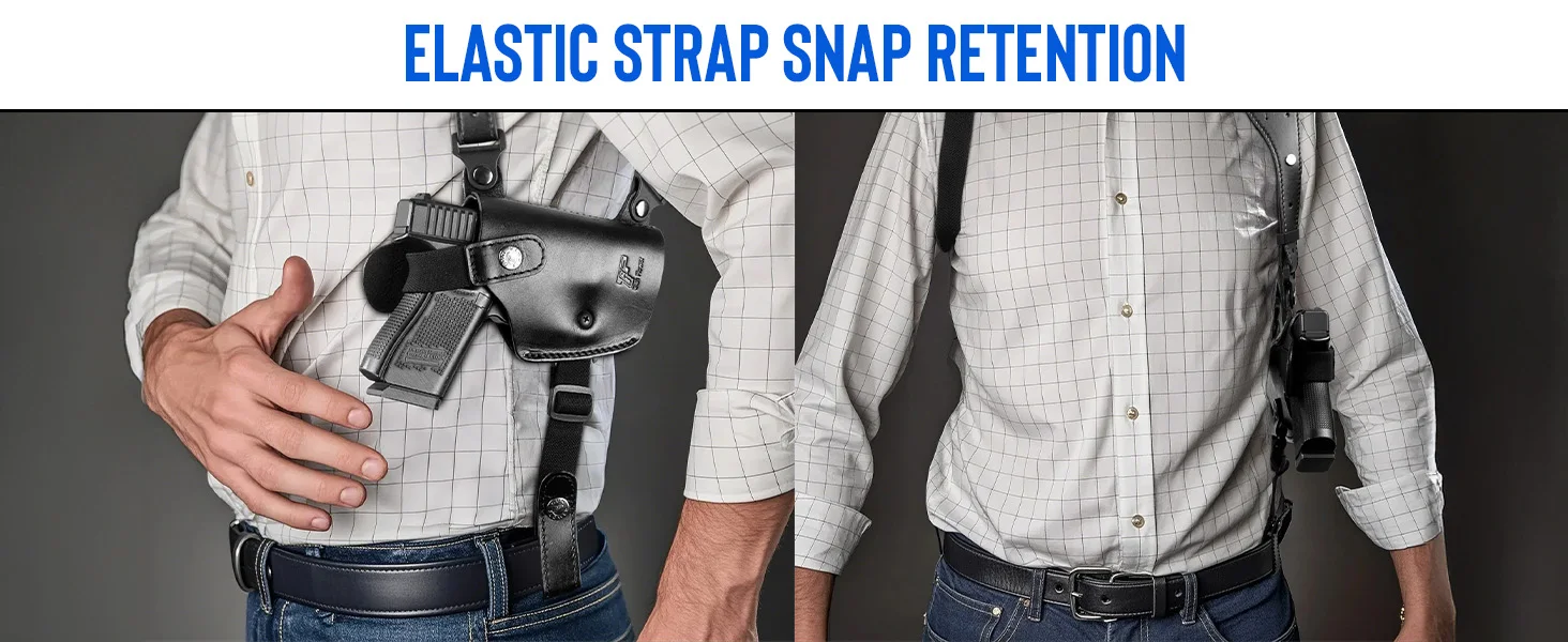 GUN &amp; FLOWER Universal Leather Shoulder Holster