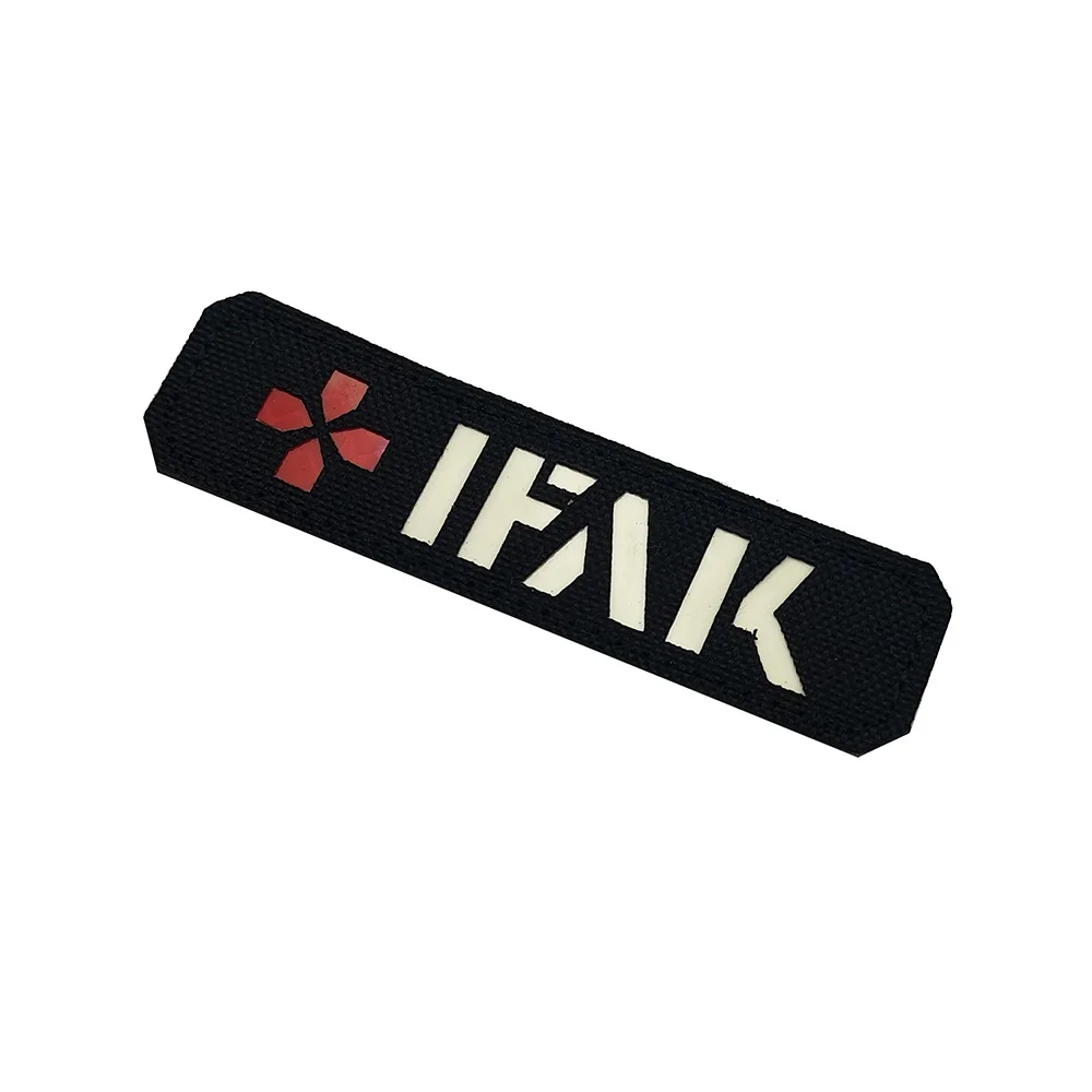 Nuevo accesorio para bolsa al aire libre IFAK MEDIC parche de corte láser harina reflectante y luminosa rescate médico DIY chaqueta mochila parche de gancho - imagen 2