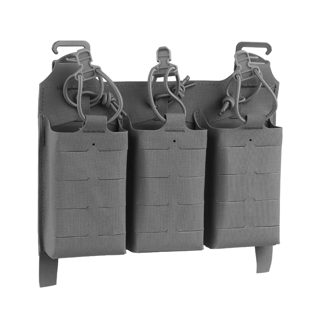 Bolsa magnética Triple 5,56 V5 PC con hebilla en G integrada, cuña Kydex insertada en el chaleco de caza, portador de placa táctica - imagen 3