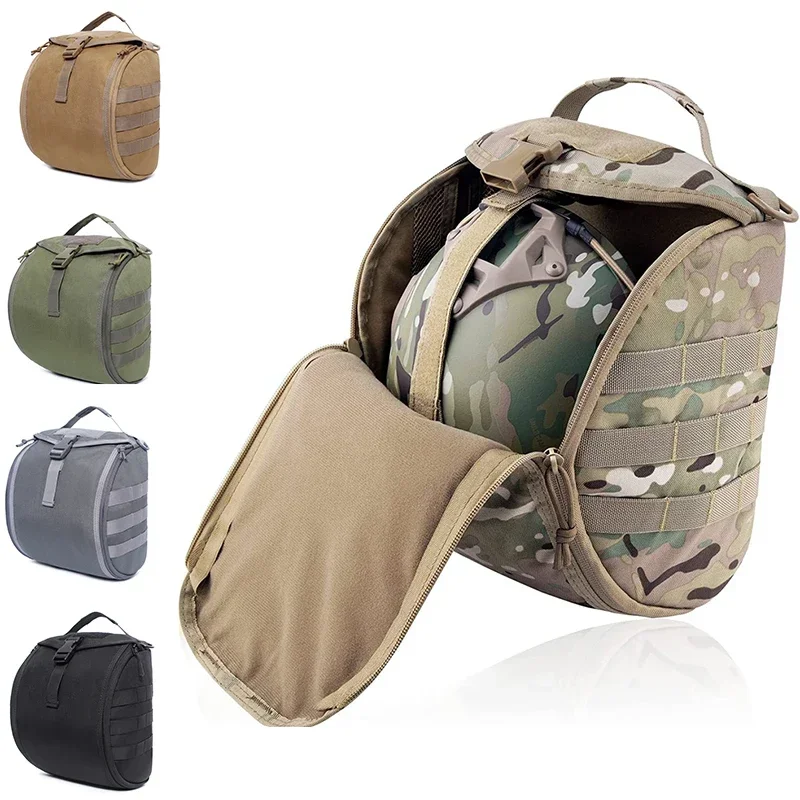 Bolsa táctica MOLLE porta casco – Almacenaje rápido para caza - imagen 2