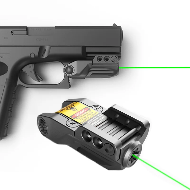 Pistola láser de Punto Verde subcompacta para Glock Springfield, recargable por USB, envío directo - imagen 2