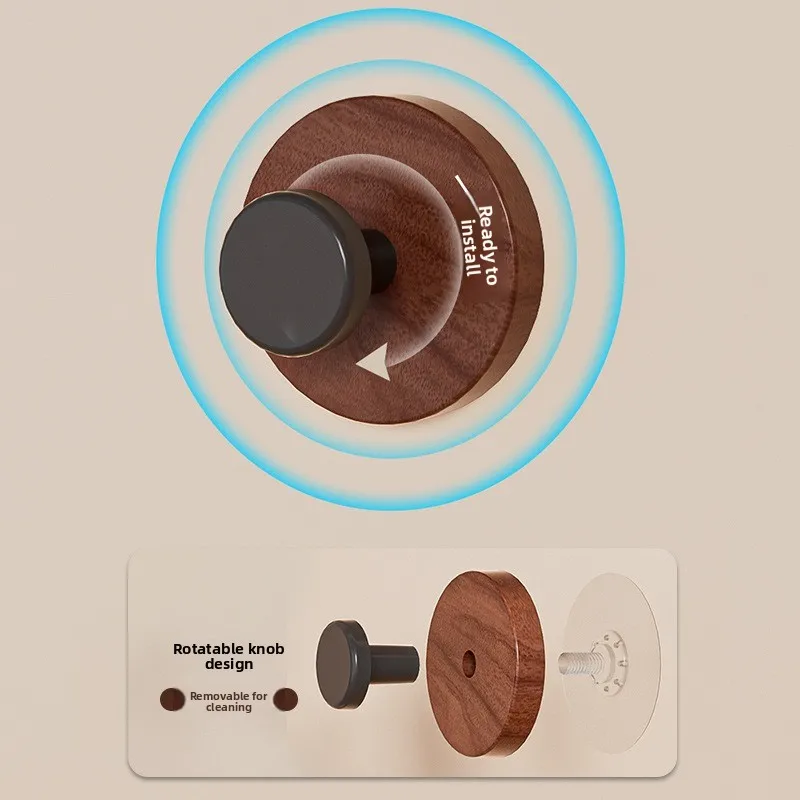 Gancho de pared con ventosa, adhesivo fuerte, sin taladrar - imagen 4