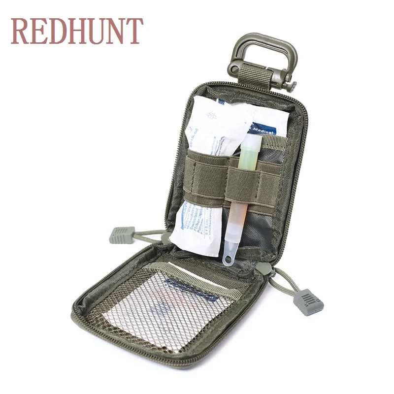 Bolsa de herramientas multifuncional EDC, accesorios Molle de caza, cartera con cremallera, riñonera, bolsa de almacenamiento médico portátil - imagen 5
