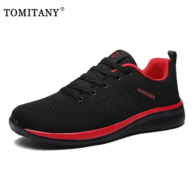 Zapatos de hombre 2025, nuevos zapatos informales transpirables de malla para hombre, mocasines ligeros antideslizantes cómodos, zapatillas para correr para hombre, talla de zapatillas 35-50 - imagen 4