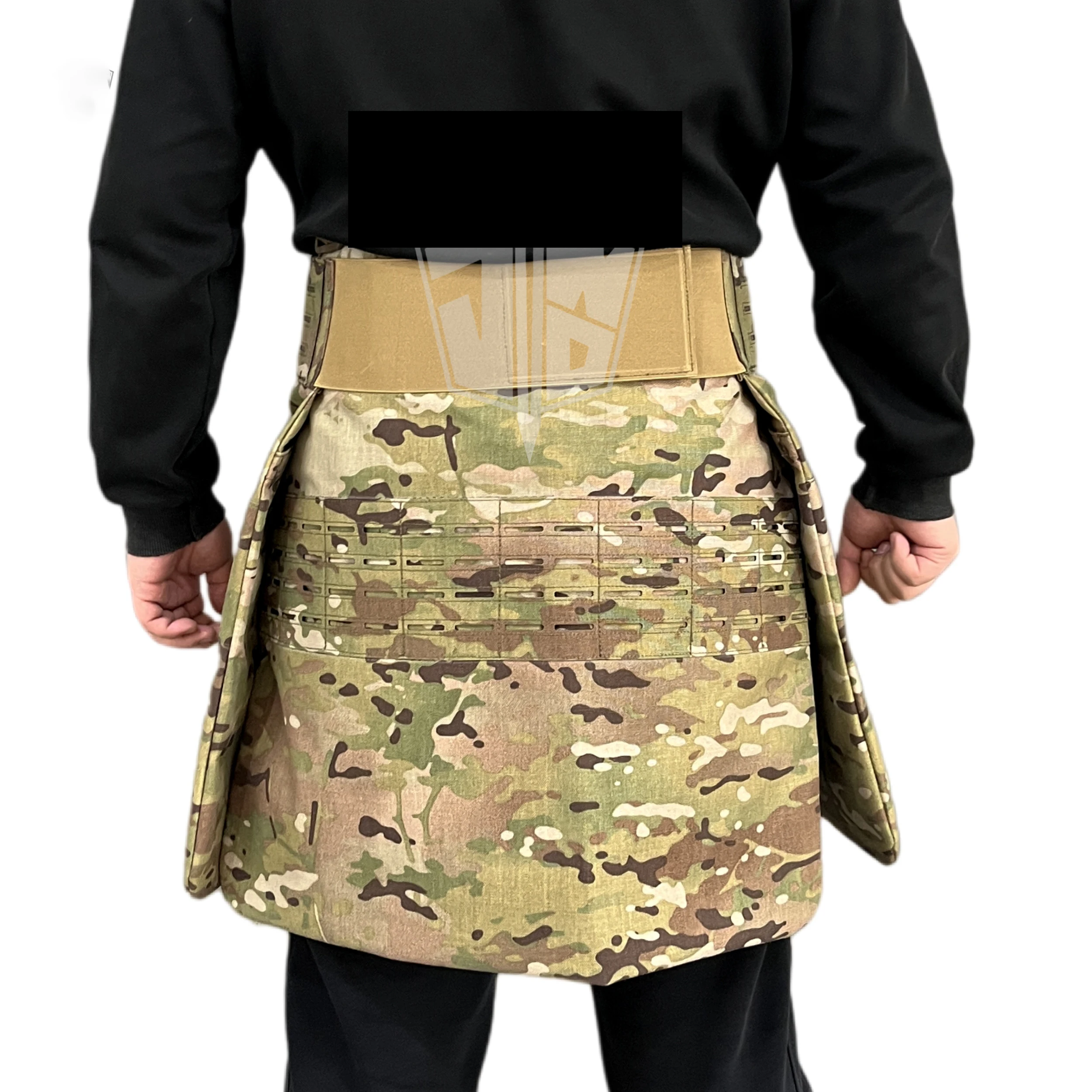 Falda táctica rusa a prueba de balas para exteriores, falda MOLLE multifuncional, armadura - imagen 4