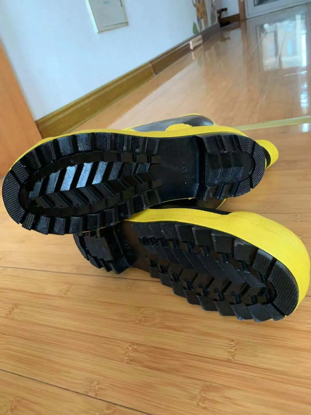 Botas de rescate de emergencia de cilindro alto, botas de combate de bombero, botas de protección contra incendios, botas de goma antideslizantes, certificación de la UE - imagen 3