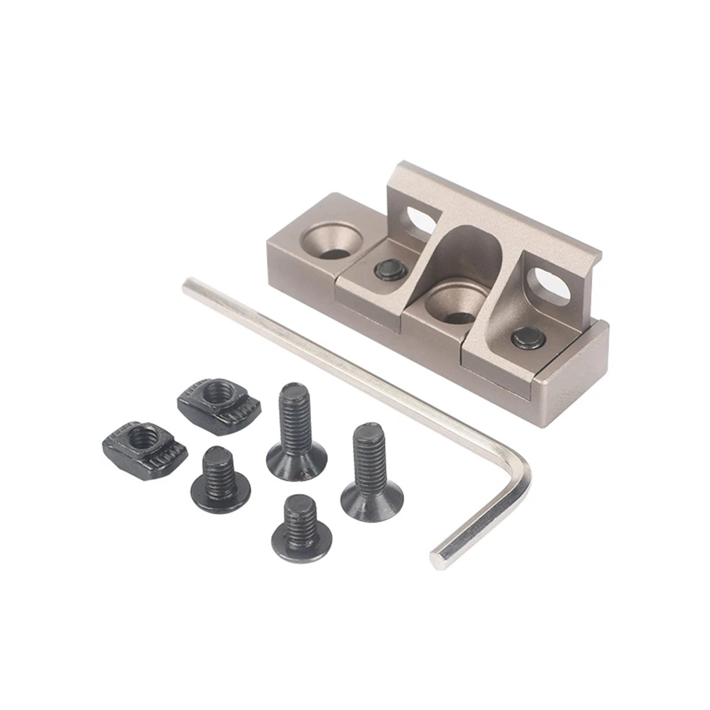 WADSN arma táctica 1 soporte para linterna m-lok Keymod Base compensada de riel para Surfir M600 M600V M600C M600B M600U luz exploradora - imagen 5