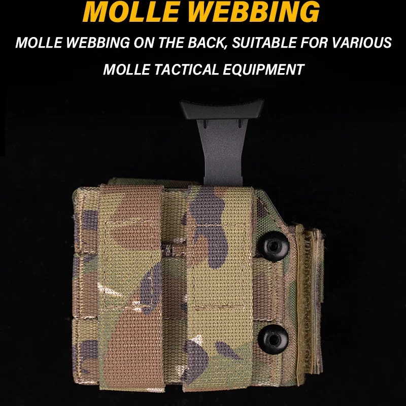 Funda táctica de nailon para pistola, accesorio Universal ajustable para mano derecha y pistola rápida, equipo de caza - imagen 4