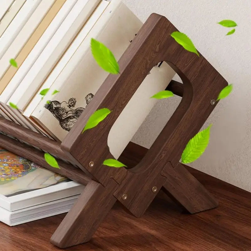 Estantería estantería estantería madera estantería portátil almacenamiento estante almacenamiento - imagen 4