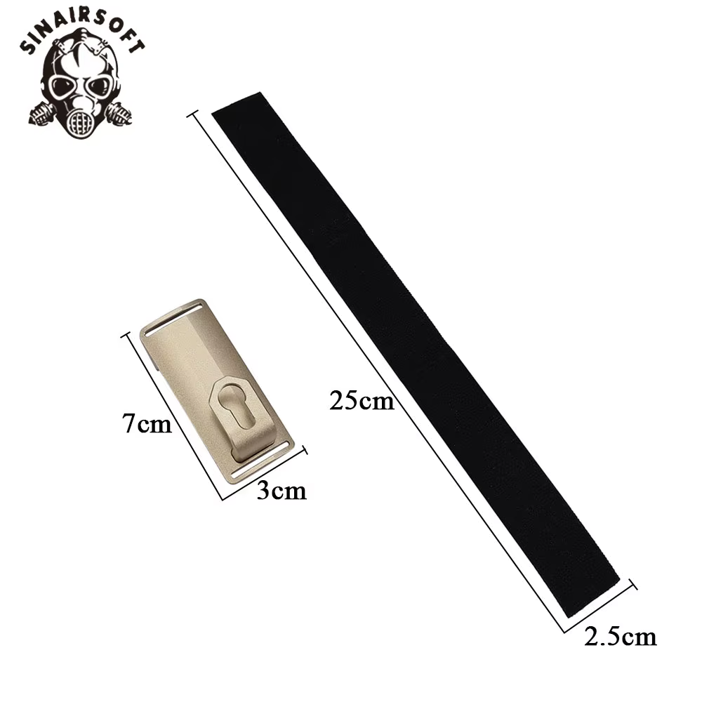 SINAIRSOFT Clip Táctico Liberación Rápida Aluminio para Pechera - imagen 2