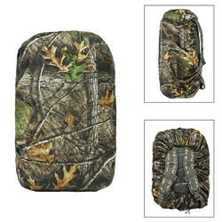 Mochila táctica camuflaje con funda lluvia para caza y senderismo