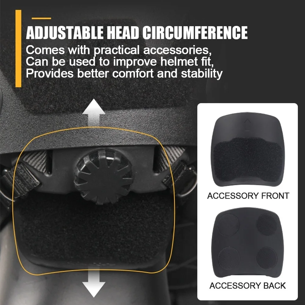 Juego de casco táctico con placa protectora, linterna, gafas, máscara, auriculares, luz de señal de montaje L4G24, bolsas de batería modelo PVS31 NVG - imagen 5