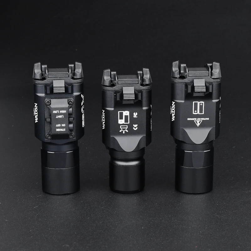 Wadsn táctico XU35 X300 X300U-B X300-B pistola de Metal luz estroboscópica LED luz blanca de explorador compatible con riel Picatinny de 20mm - imagen 2