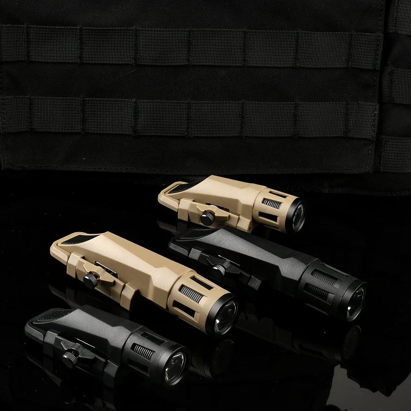 WADSN WML GEN1/2 luz LED estroboscópica táctica Airsoft casco linterna iluminador almacenamiento momentáneo constante 3 modos versión larga - imagen 3