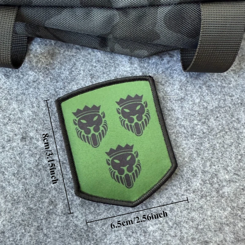 Parche de calavera, insignia de moral táctica, parche militar con gancho y bucle para mochilas, chaquetas y ropa - imagen 4