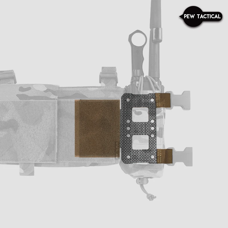 PEW TACTICAL “Petaurillus” Ala expansora MOLLE para MK4 D3 CHEST RIGS Plataforma de montaje de cuchillos TEGRIS Airsoft UA65 - imagen 4