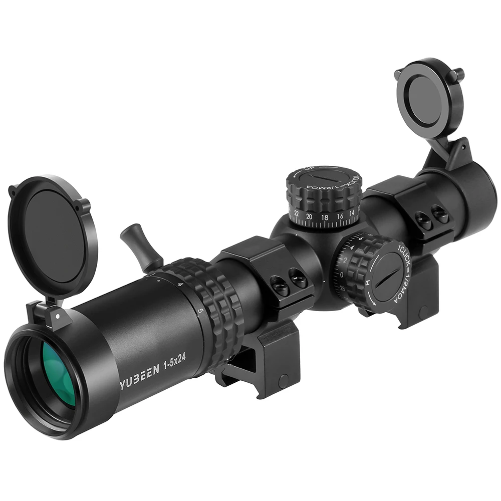 Mira telescópica 1-5x24, mira telescópica táctica para Rifle, mira para Rifle de tubo de 30mm - imagen 5