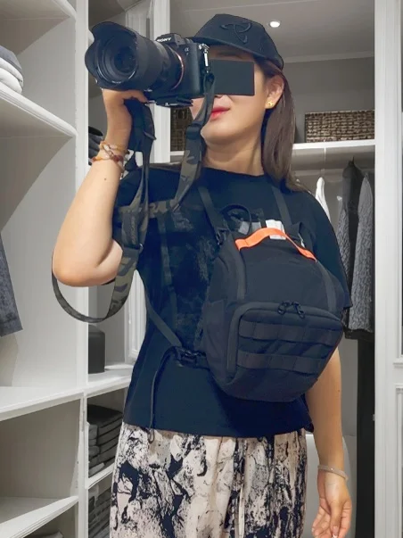 Bolso táctico para cámara, bolsa de hombro para cámara profesional al aire libre, almacenamiento Micro Slr - imagen 2
