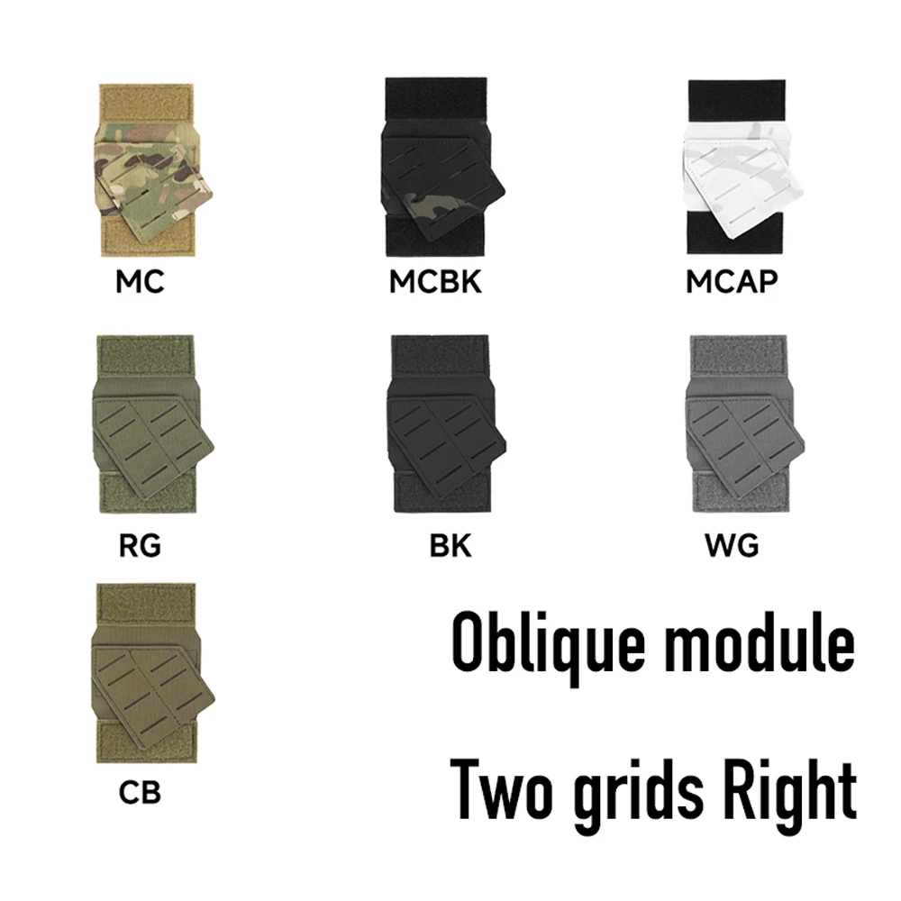 Accesorio táctico ligero multidireccional en ángulo de múltiples filas Molle adaptador placa de zócalo cinturón - imagen 4