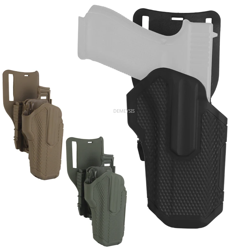 Funda táctica CS para pistola – Mano derecha airsoft y paintball - imagen 2