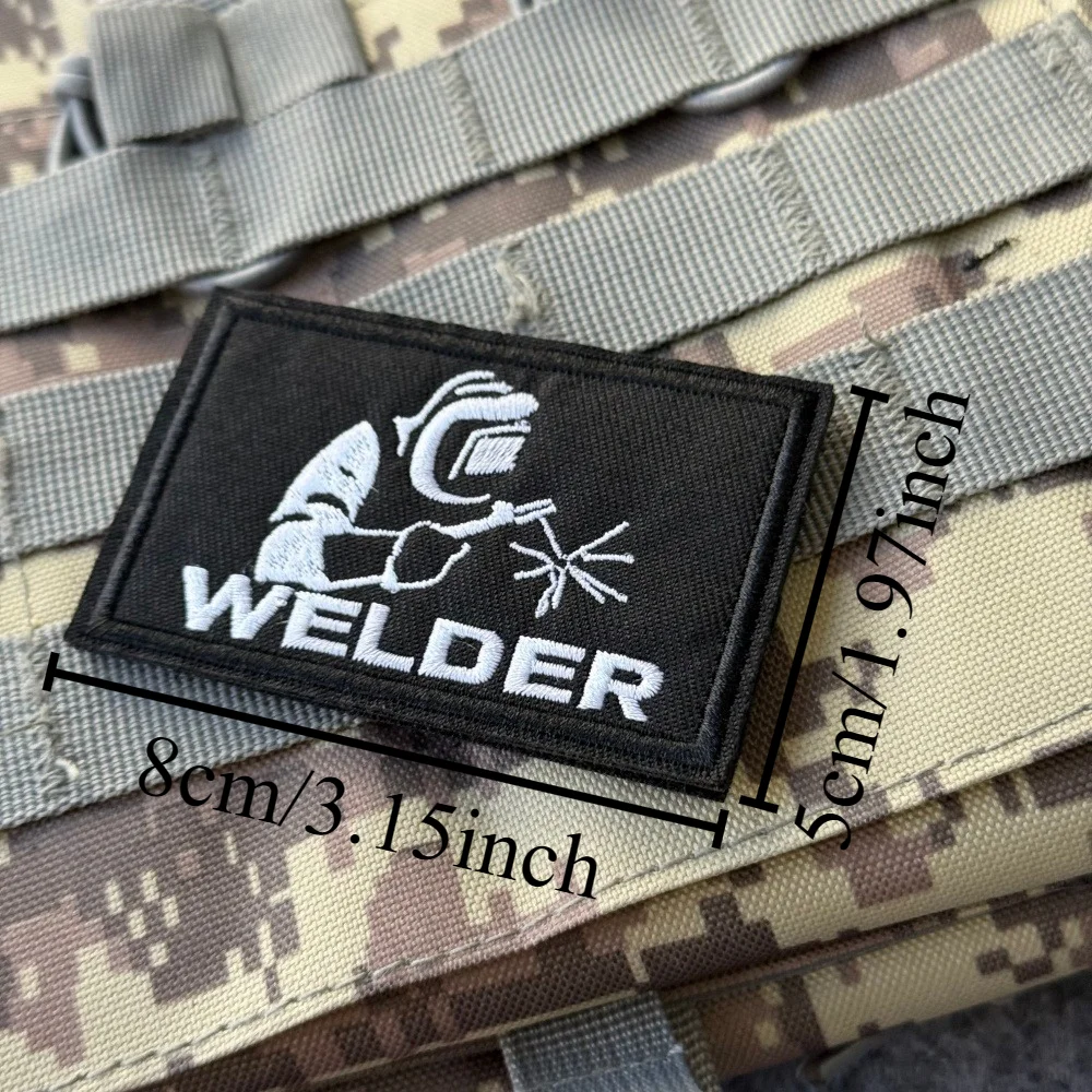 Parche Táctico Militar Personalizado con Diseño de OVNI y Chevron, Parche Bordado con Velcro para Ropa, I BELIEVE IN YOU - imagen 4