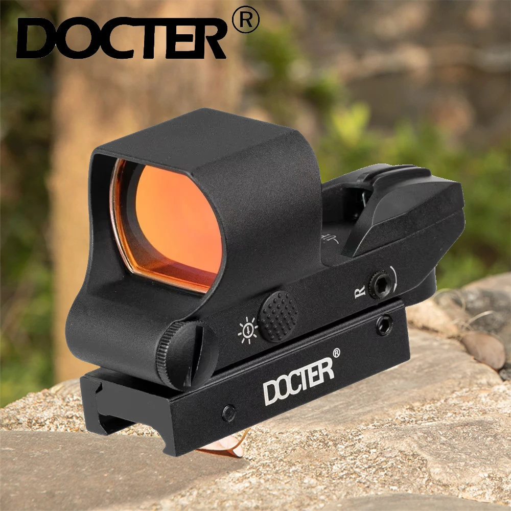 Red Dot Sight Optics Ravage 1x28x40 Red Dot Rifle Scope 4 Retícula Reflex Sight con base de 20 mm