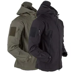 Chaqueta Softshell táctica para hombre - impermeable, forro polar