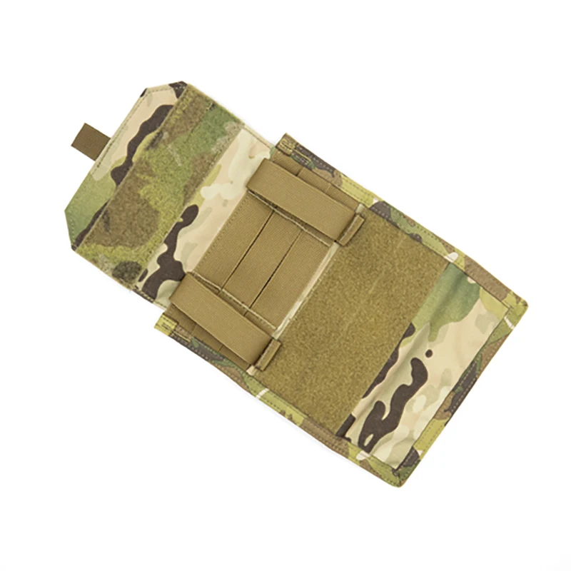 Bolsa de administrador plegable Molle, bolsa frontal de almacenamiento para chaleco táctico, aparejo de pecho