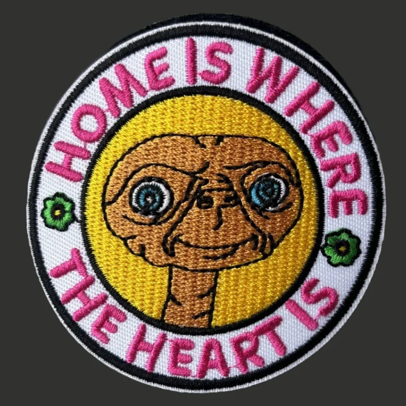 Parche táctico alienígena bonito, insignia de moral militar, gancho bordado y bucle, mochila, ropa, accesorios decorativos, pegatina, brazalete - imagen 3