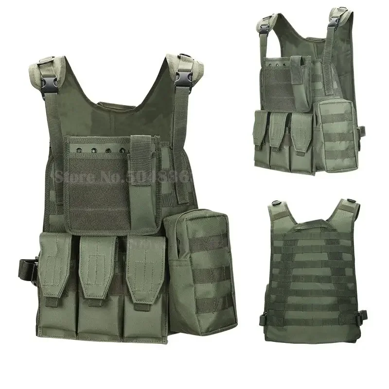 Chaleco táctico CS Molle para hombre, módulo anfibio, chaleco táctico de combate, chaleco de caza impermeable Oxford, ropa de caza - imagen 5