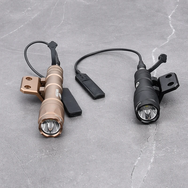 Linterna táctica WADSN M600C M600 M300A M300 con arma de caza, accesorio de Airsoft Scout, montaje Offset para llok - imagen 5