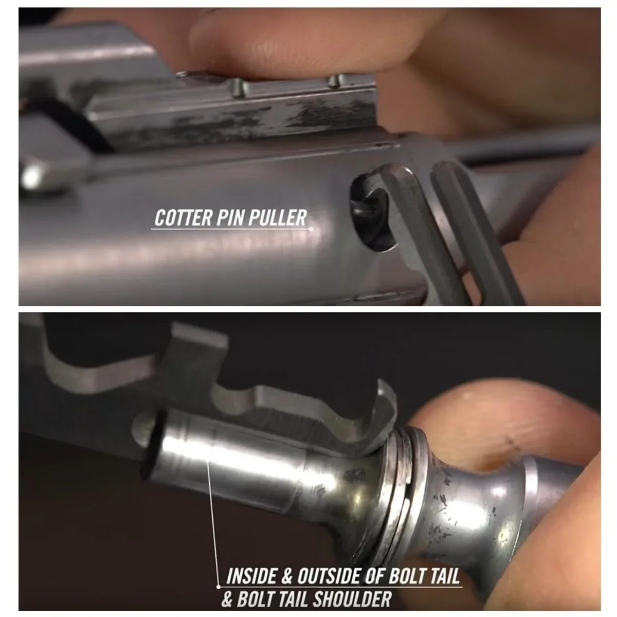 Raspador de acero AR15 AR-15 M4 BCG herramienta de extracción de carbono 223/5,56 Kit de limpieza de pernos accesorios para Rifle M16 - imagen 5