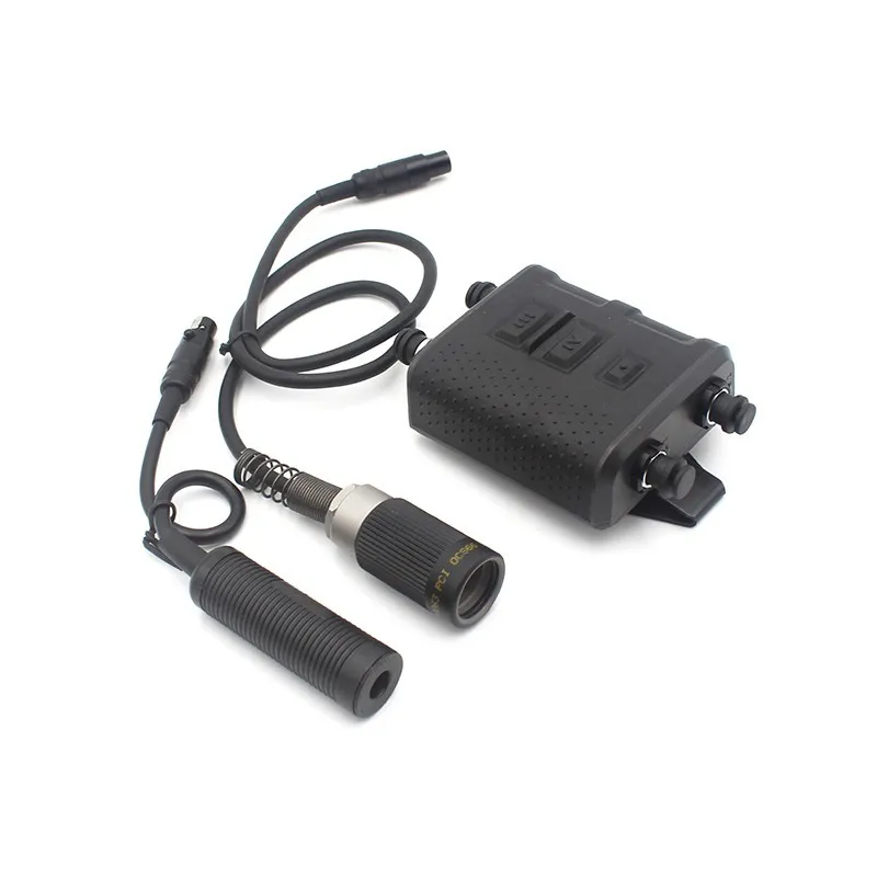 Conector receptor y transmisor táctico PTT V60 para auriculares AMP Comtac3, Cable adaptador de 6 pines, juego KN6 a U174/U - imagen 2
