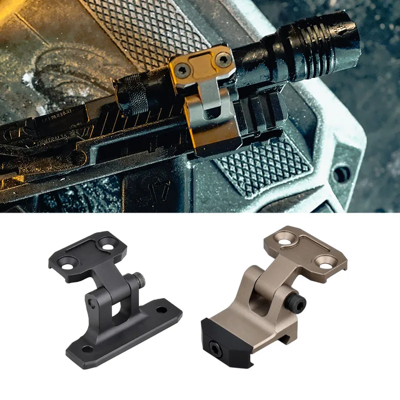WADSN-montaje de linterna táctica de Metal M600 M300, luz de explorador Mlok Keymod, riel Picatinny para MCX MPX Airsoft, accesorios para pistola de juguete