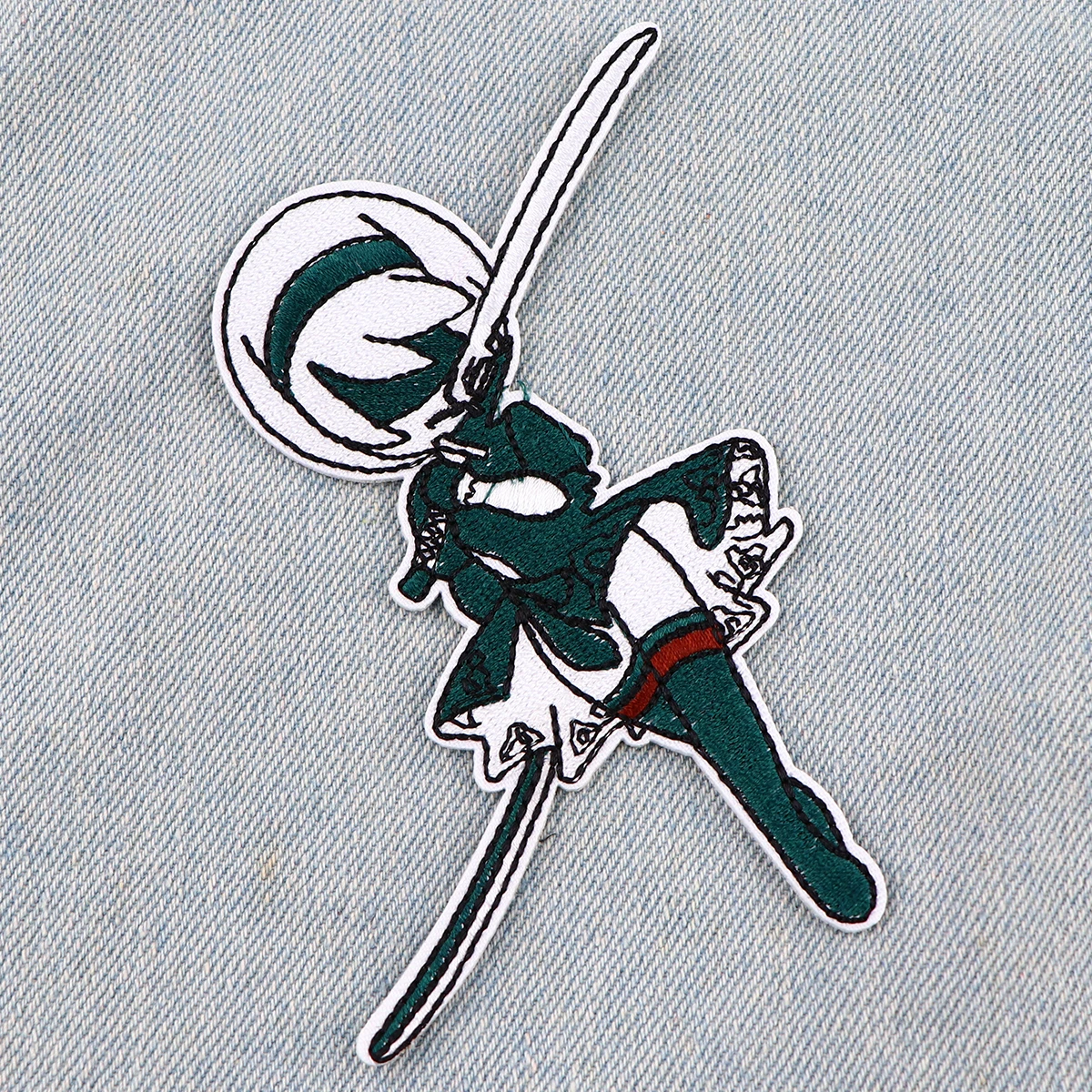 Parches para ropa 2B, juego de Anime, parches bordados Diy para planchar para ropa, insignias para chaqueta, pegatinas de costura, apliques, parches Punk - imagen 3