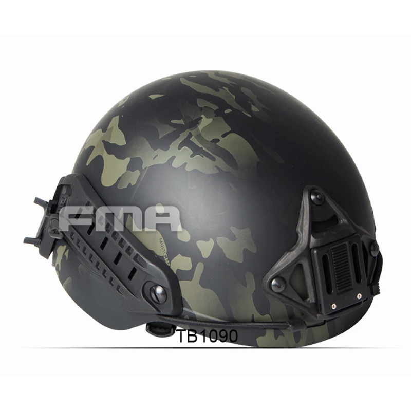 FMA Sentry casco MICH con protección auditiva para caza al aire libre, airsoft, Camping - imagen 2