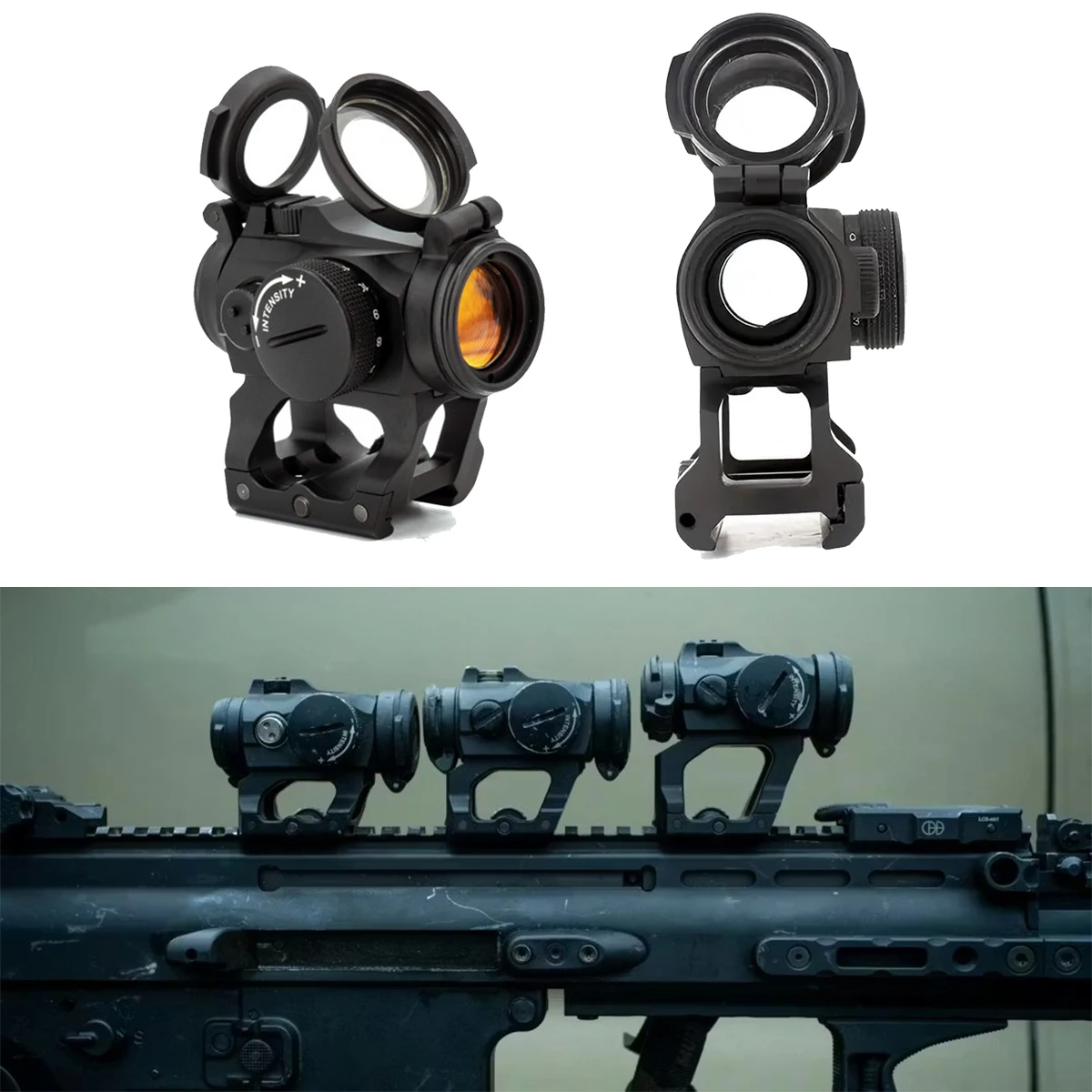 Mira Punto Rojo 2MOA – Colimador Táctico Airsoft Caza Picatinny - imagen 4