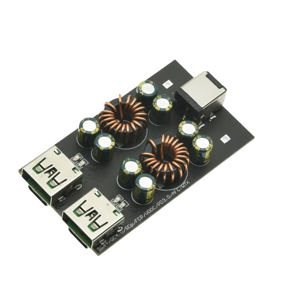 QC4.0 QC3.0 1 2 4 vías USB tipo C adaptador de carga rápida para teléfono móvil 6-35V módulo reductor Buck Boost SW3518/SW3516 para Huawei - imagen 5