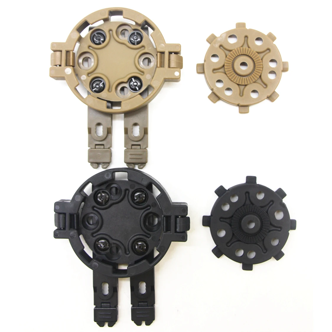 Kit de desconexión rápida Molle para funda de pistola, adaptador de funda de plataforma con ángulos de 360 grados para G17 19 22 23 - imagen 5